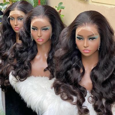 China Wholesale HD Body Wave Lace Front Wigs Brazilian Raw Lace Front Wigs For Black Women Virgin Hair Lace Wigs 13X6 Loose Body Wave Frontal Wigs for sale