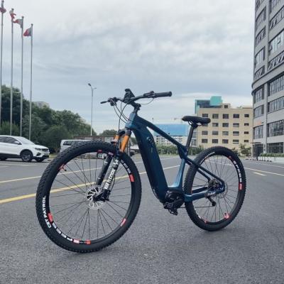 China Inch 48v 250w/350w Enduro mid drive E bike carbon fiber ebike cheapest carbon new 29 assistted mountain powerful ebike city electric bicycle for sale