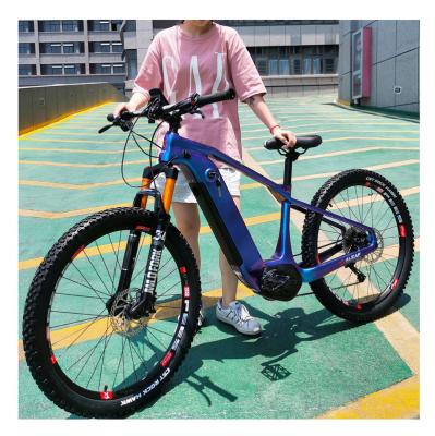 China Enduro mid drive 29 inch ebike carbon fiber 29 inch 48v 250w/350w cheaper carbon new 29 assistted city powerful mountain electric bicycle for sale