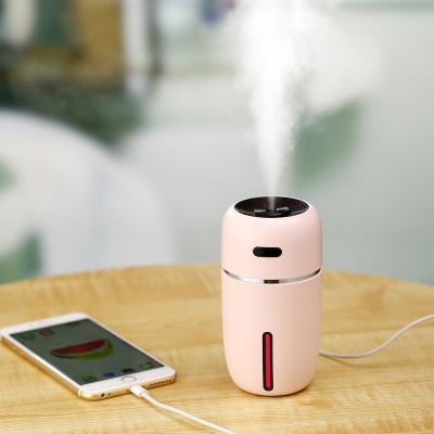 China Mini Cool Mist Ultrasonic USB Car Portable Personal Air Purifier Car Air Nano Colorful Lightweight Humidifier for sale