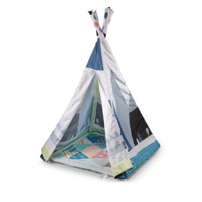 China Toy Factory Price Kids Indoor and Outdoor Foldable Toy Tent Inflatable Game Room Tent Kids Teepee for Children with Pillow for sale