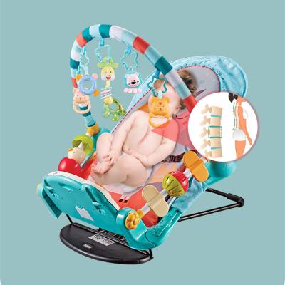 China Musical Toy Multifunction Baby's Partner 3 IN 1 Musical Rocking Chair Gym Mat Toys Infant Baby Play Mat with Piano for sale