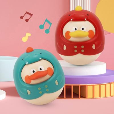 China 2022 Modern New Tumbler Toys For Babies 0 12 Months Educational Bath Duck Dinosaur Toy Gift for sale