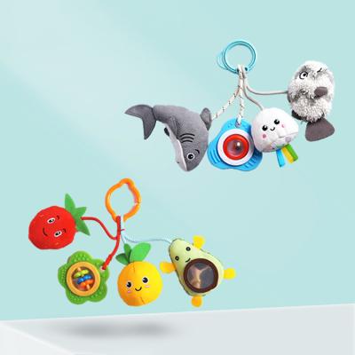 China Pacific Toy Baby Rattles Car Hanging Mini Shark Toy Baby Supplies Sound Auditory Stimulus Teething Other Baby Toys for sale