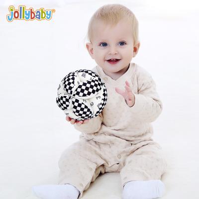 China Early Education Toys Activity Toy Baby Products Toy Model Black And White Number Learning Educational Cloth Ball Toys for sale