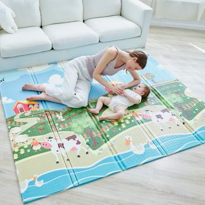 China Parents Multifunctional Waterproof Children's Mats Large Yoga Mat Playmat Baby Playmat Interactive Game Mat for sale