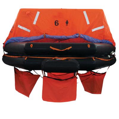 China High Quality Cheap Inflatable Neoprene Life Raft 6 People Marine Safety Life Raft For Rescue Rescue for sale