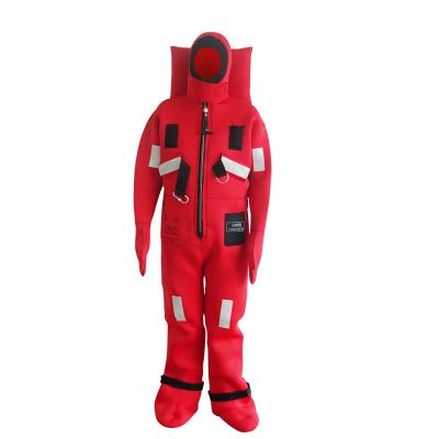 China High Quality Neoprene Fabric Survival Floating Clothing Marine Safety Immersion Suit For Self Floation for sale