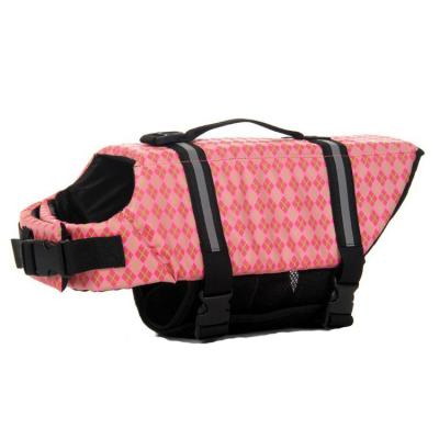 China Custom Made High Quality Water Rescue Oxford Fabric Dog Vest Lightweight Dog Swimming Float Vest On Sale for sale