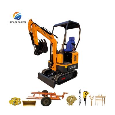 China Building Material Shops New Design 0.8 Ton Mini Excavator 1 Ton with Cheap Price for Sale for sale