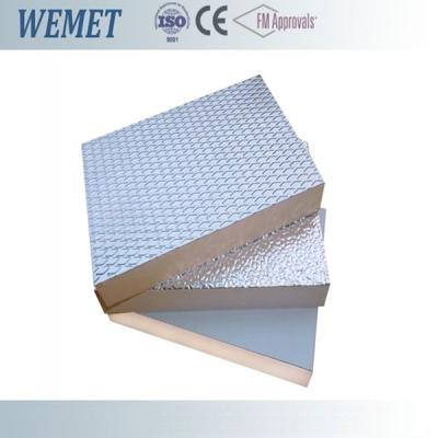 China 20MM HVAC air duct fire retardant phenolic foam insulation board with aluminum foil for sale