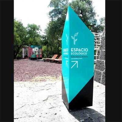 China Custom Advertising Wayfinding Pylon Advertising Signage Position Pylon Outdoor Signs or Decoration for sale