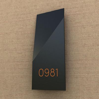 China New Modern Listing Large Door Plate Sign Shopping Mall Led Guide Sign for sale