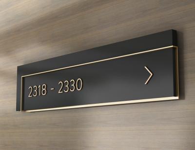 China Newest Modern Design Stainless Steel Door Plate Number Signs Door Plate With Room Number for sale