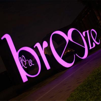 China Manufacturer Custom Led Letter Store Decor Stainless Steel Letter Eco-Friendly Frontlit Channel Letter for sale