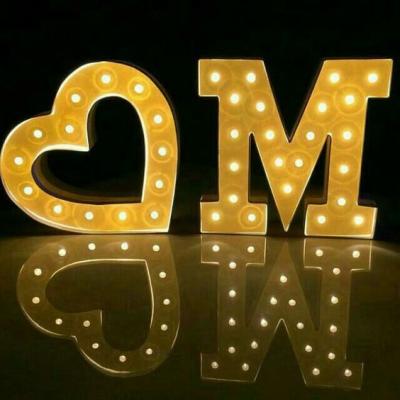 China Stores Wholesale Led Signs Marquee Letters Led Light Custom Numbers Sign Led Light for sale