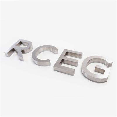 China Long Lasting Store Sign Best Selling Illuminated Letters Sign Stainless Steel Advertising Sign for sale