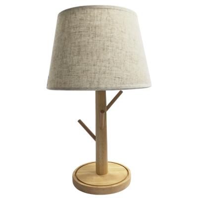 China Best Selling Modern Wooden Promotional Room Decoration Price Table Lamp Light for sale