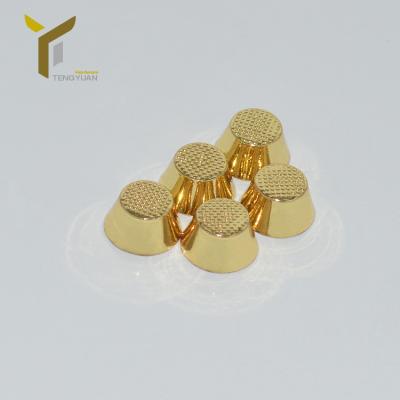 China eco-friendly accessories wholesale metal parts bag rivet bucket shape metal decorative button rivet for leather for sale