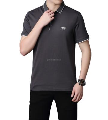 China High Quality Anti-wrinkle G-SDQL Summer Short Sleeve Casual Smart T-shirt Embroidered Logo Golf Cotton Polo Shirt For Men for sale