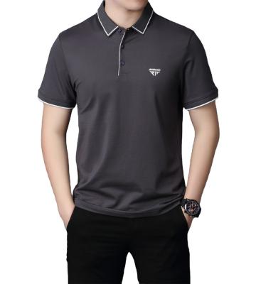 China Anti-Wrinkle Wholesale Summer Cotton Golf Polo T-shirt Solid Color Men's Polo Shirt High Quality 100% Uniform T-shirt for sale