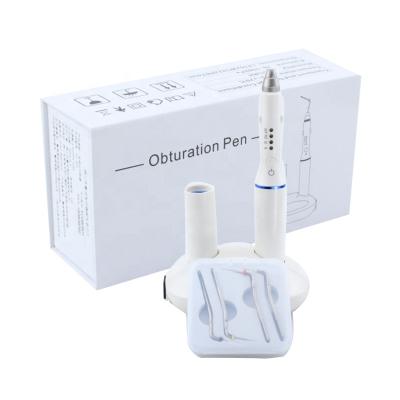 China Dentist Working Partner Double Charging 4 Tip Hot Melt Filling Teether Percha Dental Cordless Filling System Heater Pen for sale