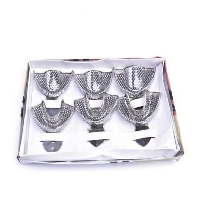 China Durable Stainless Steel Dental Tray Dental Impression Stainless Steel Trays for sale