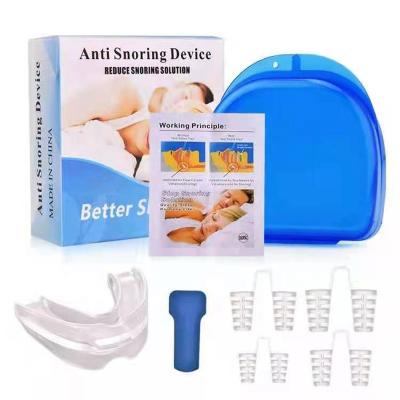 China Anti Snoring Mouthpiece Night Mouth Guard Snore Stopper Easy Sleep Stopper for sale