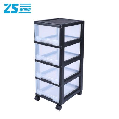 China Minimalist type transparent storage cabinet clothes toys storage cabinet snack drawer storage cabinet for sale