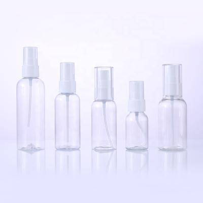 China Wholesale Custom Color Cosmetic Round Shape Plastic Spray 200ml PET Bottles 250ml for sale