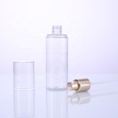 China Cosmetic Plastic Bottle PET Packaging With Lotion Pump For Cosmetic Personal Care for sale