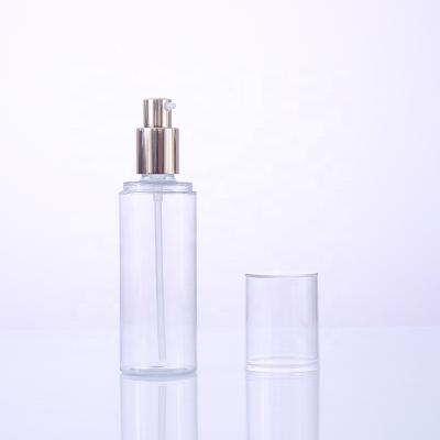 China Luxury Cosmetic Plastic PET Bottles With Pump For Cosmetics Lotion Containers for sale