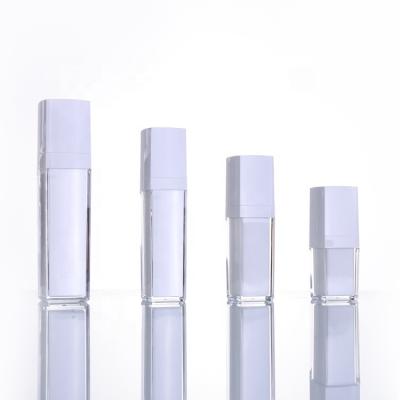 China Cosmetic Skin Care Cosmetic Plastic Packaging Sets Acrylic Pump Lotion Cream Bottle And Jar for sale