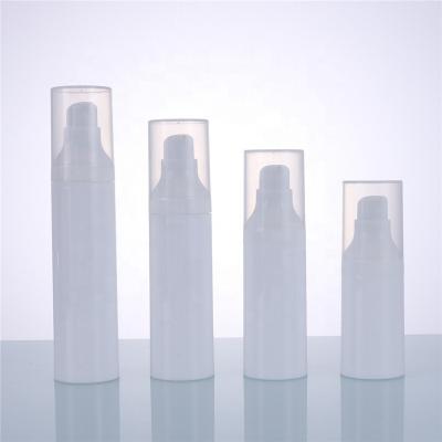 China Popular 30ml Plastic Cylinder PP Pump Bottle Cosmetics Containers Airless Luxury for sale