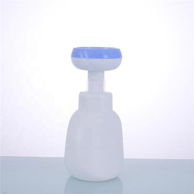 China Beautiful Popular Unique Plastic Empty Shampoo Bottles 300ml Hand Soap Bottle for sale