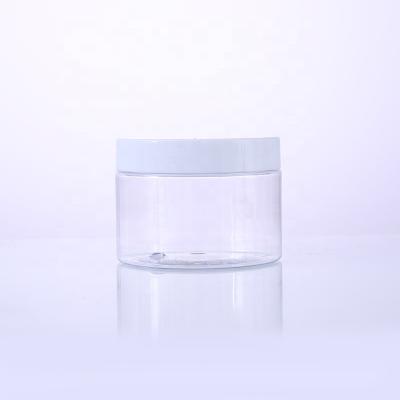 China Factory wholesale 200ml PET cosmetic jar plastic cosmetic personal packaging for cream for sale