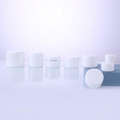 China Cosmetic Custom Color PP White Cosmetic Jar For Cream 250ml 150ml 100ml 50ml 30ml 20ml 10ml for sale