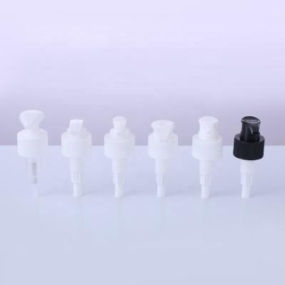 China Non Spill Maker White All Plastic Lotion Pump Screw Closure For Bottles for sale