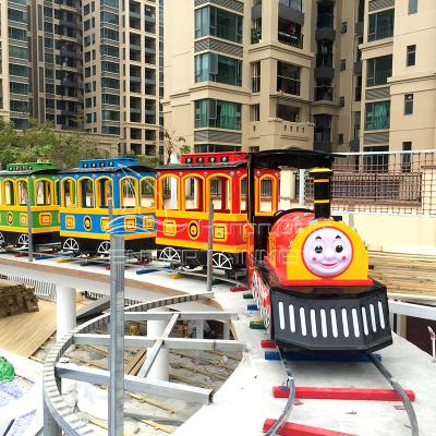 China FRP Funfair Rides Electric Amusement Machines Mini Tourist Thomas Train for sale