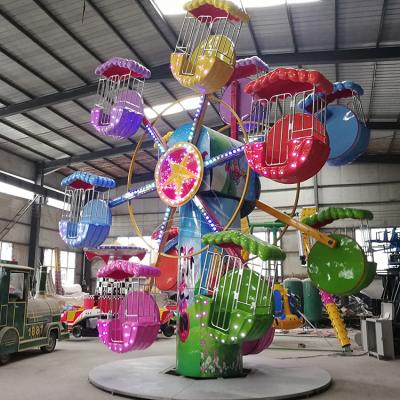 China Cheap fiberglass playground game machine kiddie amusement ferris wheel rides for sale for sale