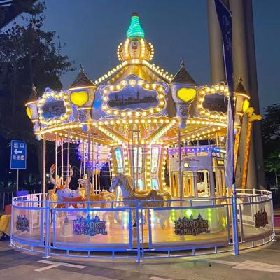 China Popular Deluxe Joyful Park Games Theme Park Children Rotating Equipment Go Round for sale