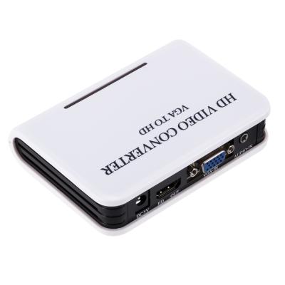 China 1080P VGA Audio To HDMI HDTV Video Converter Box Adapter For PC Laptop DVD 27645 for sale