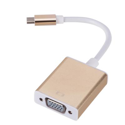 China USB 3.1 USB-C COMPUTER Male Type-C Type-C to VGA Female Adapter Converter for sale