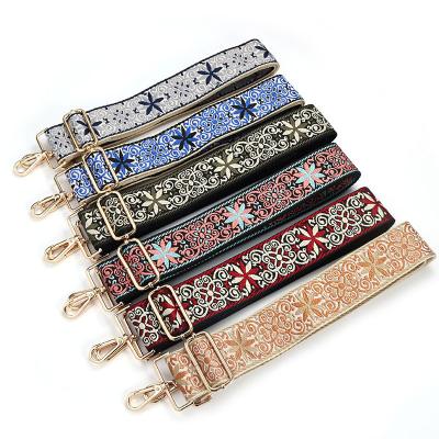 China New Design Eco-friendly Minority Style Wholesale Women Bag Accessories Parts Replacement Belts Adjustable Woven Shoulder Bag Straps For Bags for sale