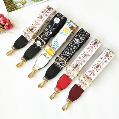 China 2022 New Accessories Eco-friendly Belt Bag Straps Women Nylon Handbag Cotton Wide Colorful Strap For Body Adjustable Shoulder Cross Messenger for sale