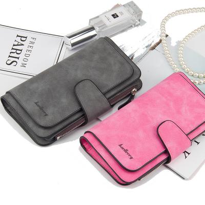 China 2022 Hot Sale Women's PU Coin Purse Long Wallet Anti-theft Buckle Wallet Leather Phone Bag Clutch for sale