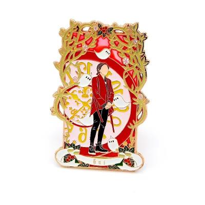 China China high quality custom made custom varnish durable waterproof baking badge for sale