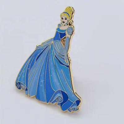 China China Lapel Badges Labels Wholesale Free Sample Design Custom Logo Metal Hard Enamel Badges for Souvenir for sale