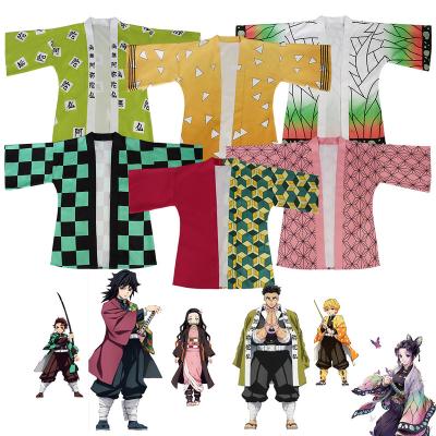 China High Quality Demon Slayer Kimetsu Costume No Yaiba Cosplay Kimono Japanese Copy Clothes Anime Costumes for sale