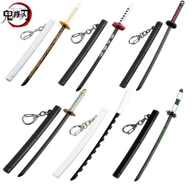 China High Quality Cosplay Weapon Model Kimetsu No Yaiba Demon Slayer Sword Anime Key Chain for sale